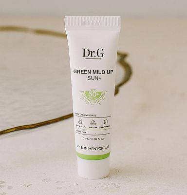 Dr.G Green Mild Up Sun+ Солнцезащитный крем на физических фильтрах SPF50+PA++++ 10мл