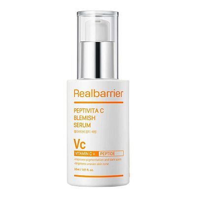 Осветляющая сыворотка с витамином С и пептидами Real Barrier Peptivita C Blemish Serum 30мл