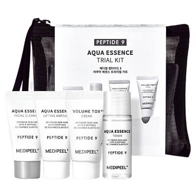 Medi-Peel Peptide 9 Aqua Essence Trial Kit Омолаживающий набор миниатюр с пептидами 20мл+15мл*2+15г