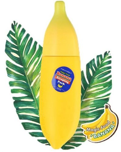 Tony Moly Magic Food Banana Sleeping Pack Банановая интенсивно восстанавливающая ночная маска 85мл