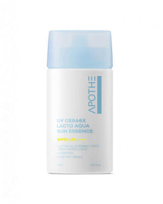 Солнцезащитная эссенция с керамидами Apothe UV Cera6X Lacto Aqua Sun Essence SPF50+ PA++++ 50мл