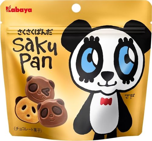 Kabaya SakuPan Бисквитное печенье в виде мишек панда 47г