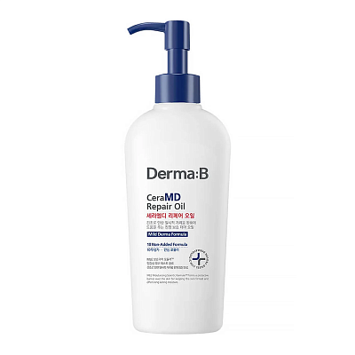 Восстанавливающее масло-молочко для тела Derma:B CeraMD Repair Oil 200мл