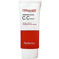 Farmstay Ceramide Firming Facial CC Cream Укрепляющий СС крем с керамидами SPF50+ PA+++ 50г
