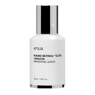 Обновляющая сыворотка с ретинолом и ниацинамидом Anua Nano Retinol 0,3% + Niacin Serum 30мл УЦЕНКА