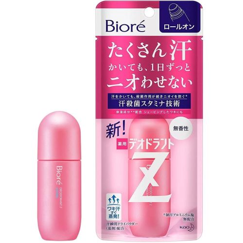 Biore Roll-On Deodorant Шариковый дезодорант-антиперспирант с антибактериальным эффектом 40мл