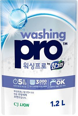 CJ Lion Washing Pro Средство для мытья посуды (рефил) 1.2л