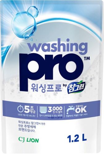 CJ Lion Washing Pro Средство для мытья посуды (рефил) 1.2л