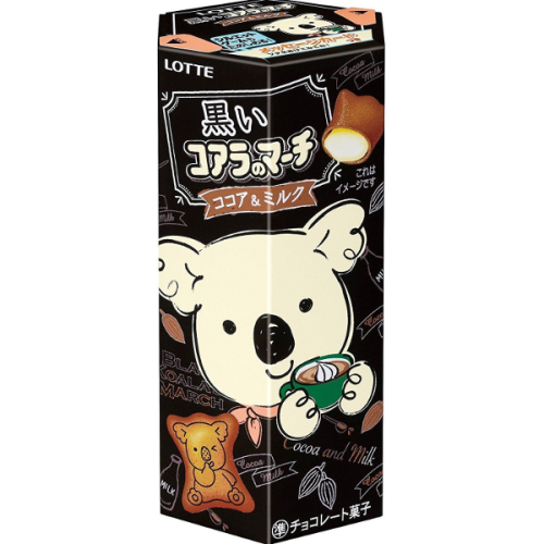 Lotte Мишки коала Печенье с тёмным шоколадом 48г