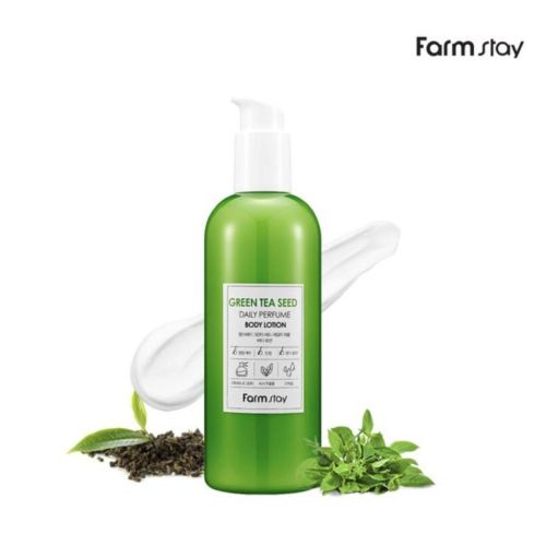 Farmstay Green Tea Seed Daily Perfume Body Lotion Лосьон для тела с зелёным чаем 330мл фото 2