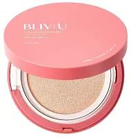Коллагеновый солнцезащитный кушон SPF50+ PA++++ BLIV:U Collagen Bouncing Sun Cushion 24гУЦЕНКА