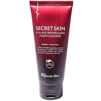 Secret Skin Syn-Ake Wrinkleless Foam Cleanser Антивозрастная пенка со змеиными пептидом 100мл