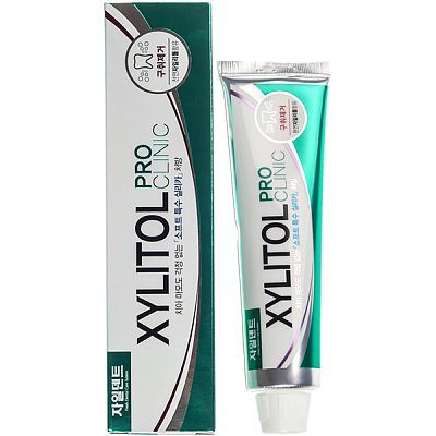Mukunghwa Xylitol Pro Clinic Зубная паста укрепляющая эмаль с экстрактами трав 130г