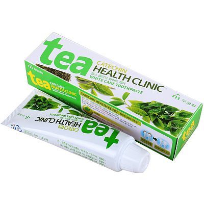 Mukunghwa Tea Catechin Health Clinic Зубная паста отбеливающая с экстрактом зеленого чая 100г