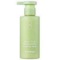 By Wishtrend Green Tea & Enzyme Milky Foaming Wash Энзимная пенка с экстрактом зеленого чая УЦЕНКА