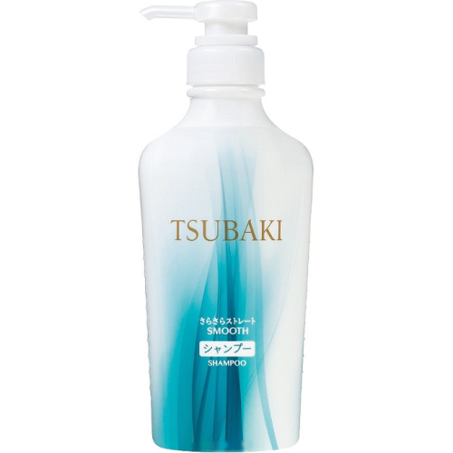 Shiseido Tsubaki Smooth Разглаживающий шампунь для волос с маслом камелии 450мл