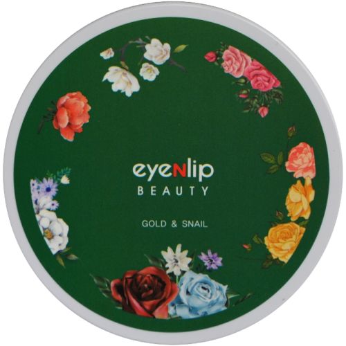 Eyenlip Eyenlip Gold & Snail Eye Patch Гидрогелевые патчи с золотом и улиточным муцином 60шт