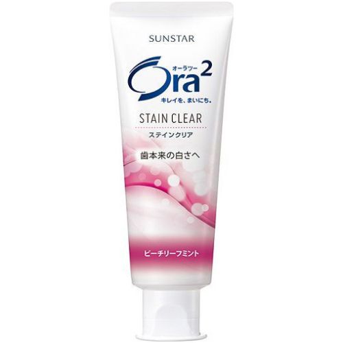 Sunstar Ora2 Зубная паста для удаления зубного налета и придания белизны (Персик) 130г