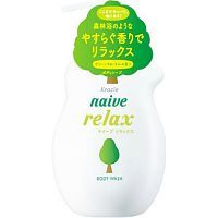 Kracie Naive Relax Мыло жидкое для тела с расслабляющим ароматом зелени и цветов 530мл