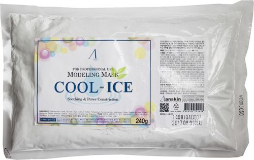 Anskin Cool-Ice Modeling Mask Альгинатная маска с охлаждающим и успокаивающим эффектом (рефил) 240г