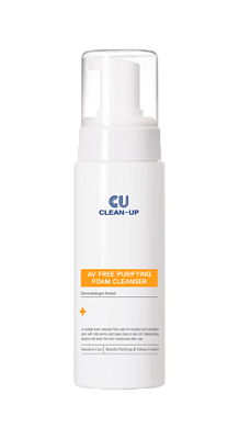 CUSKIN Clean-Up AV Free Clean Foam Cleanser Себорегулирующая пенка для проблемной кожи 150 мл