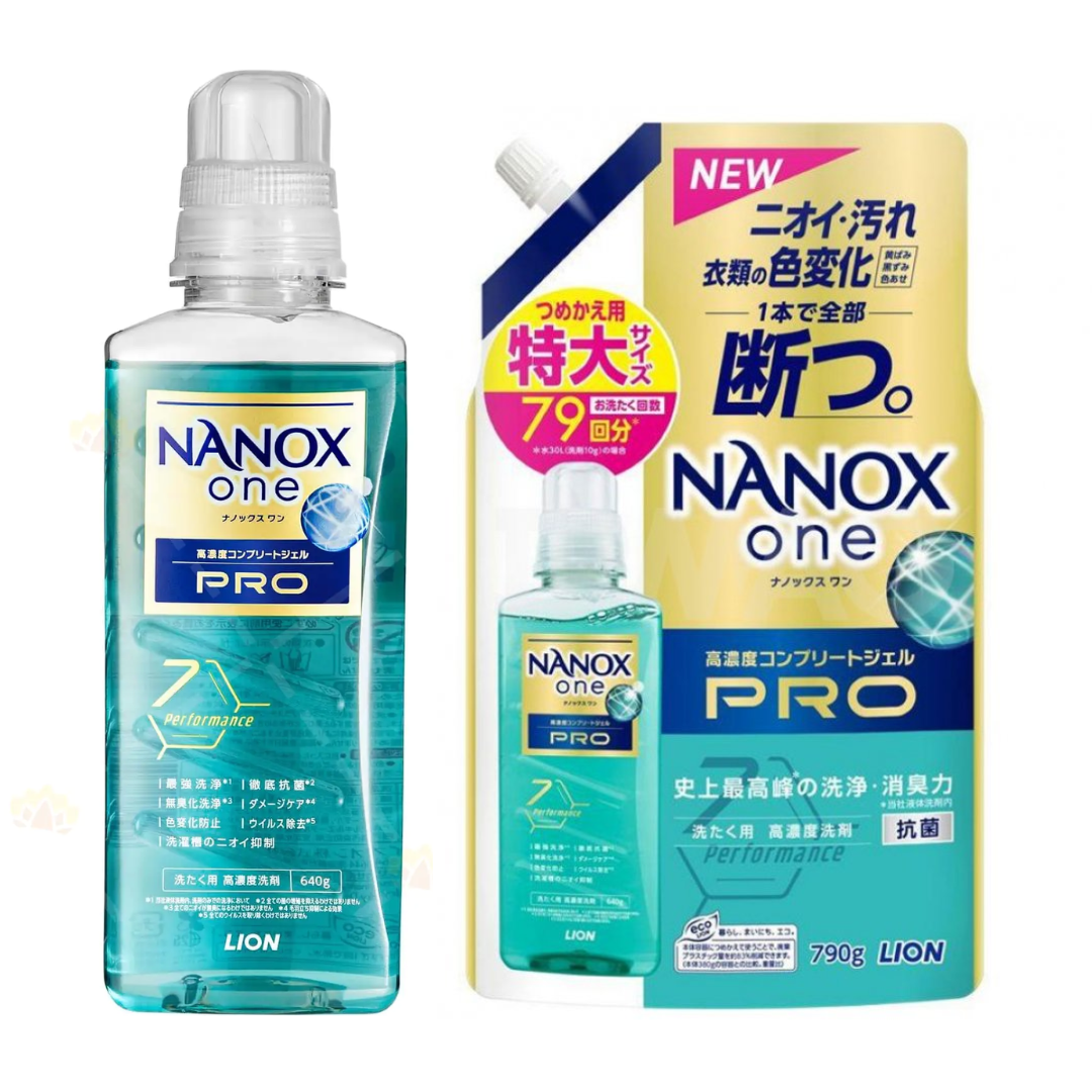 Lion Top Nanox One PRO Гель для стирки серьезных загрязнений, суперконцентрат