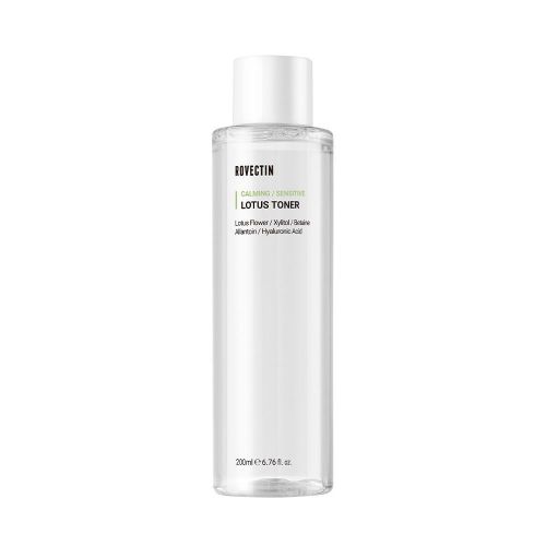 Увлажняющий тонер с гиалуроновой кислотой и лотосом Rovectin Clean Lotus Water Calming Toner 200мл