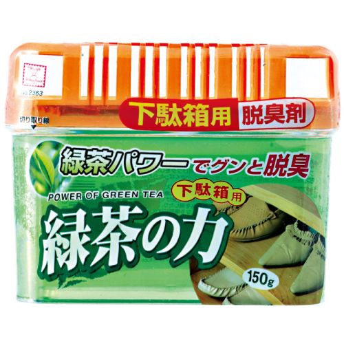 Kokubo Дезодорант-поглотитель неприятных запахов для обувных шкафов с экстрактом зелёного чая 150г