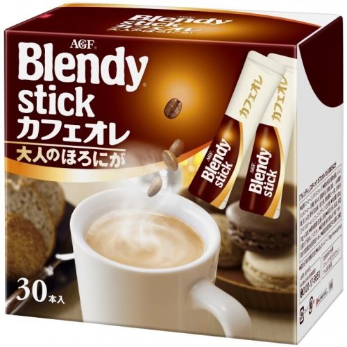AGF Blendy Stick Крепкий кофе с молоком по 10г 30шт