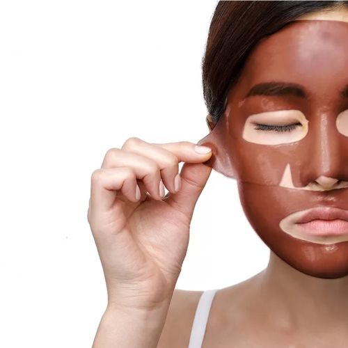 Petitfee Cacao Energizing Hydrogel Face Mask Тонизирующая гидрогелевая маска для лица с какао 32г фото 2