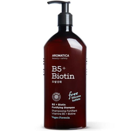 Aromatica B5+Biotin Fortifying Shampoo Бессульфатный укрепляющий шампунь с биотином 400мл