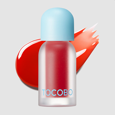Оттеночное масло-плампер для губ  TOCOBO Juicy Berry Plumping Lip Oil Glam Max Chill Red 4г