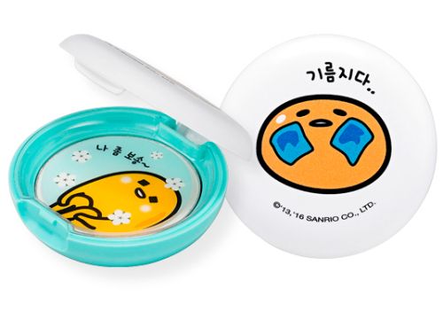 Holika Holika Gudetama Lazy&Easy Sweet Cotton Sebum Clear Pact Компактная матирующая пудра 9г