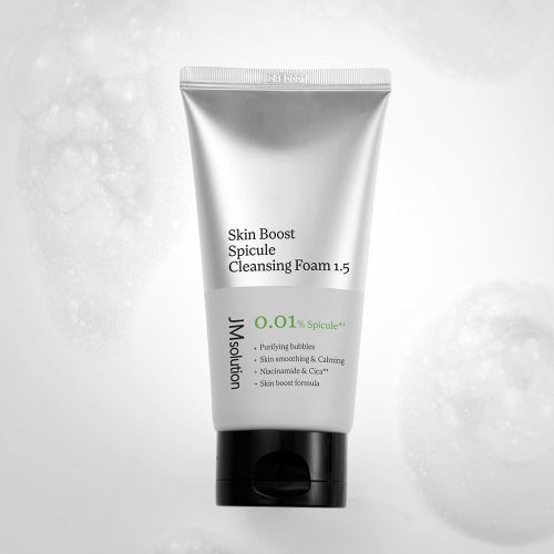 Пенка для умывания со спикулами JMsolution Skin Boost Spicule 0.01% Cleansing Foam 1.5 150мл