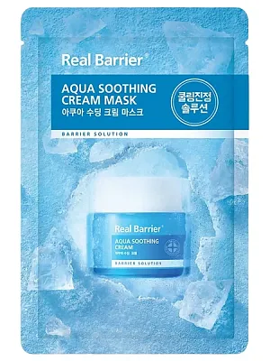 Успокаивающая кремовая тканевая маска Real Barrier Aqua Soothing Cream Mask 30мл