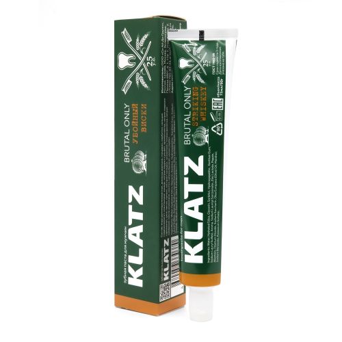 Klatz Brutal Only Зубная паста для мужчин со вкусом Убойный виски 75мл