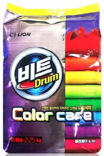 CJ Lion Beat Drum Color Стиральный порошок для цветного белья "Защита цвета" 2250г