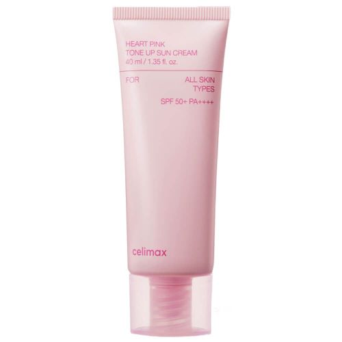 Celimax Heart Pink Tone Up Sun Cream Cолнцезащитный крем, выравнивающий тон SPF50+ PA++++ 40 мл