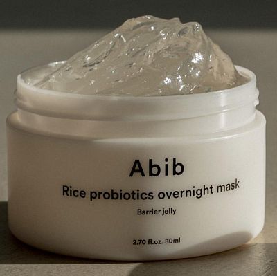 Abib Rice Probiotics Overnight Mask Barrier Jelly Ночная маска с пробиотиками риса 80мл УЦЕНКА