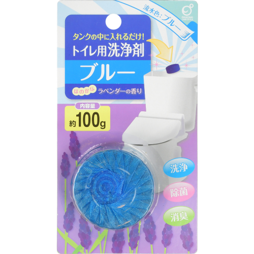 Okazaki Очищающая и дезодорирующая таблетка для бачка унитаза (лаванда) 100г
