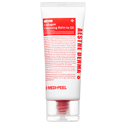 Medi-Peel Red Lacto Collagen Cleansing Balm to Oil Очищающий бальзам с пробиотиками 100мл УЦЕНКА