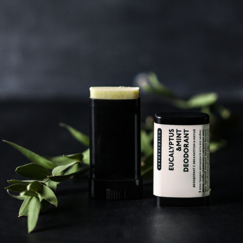 Laboratorium Eucalyptus&Mint Deodorant Твердый дезодорант Эвкалипт-Мята 14мл фото 2