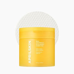 Отшелушивающие тонер-пэды с экстрактом календулы APRILSKIN Real Calendula Hyaluronic Toner Pad 60шт