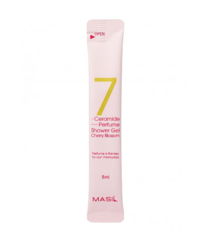 Гель для душа с керамидами (Вишня) Masil 7 Ceramide Perfume Shower Gel Cherry Blossom 8мл