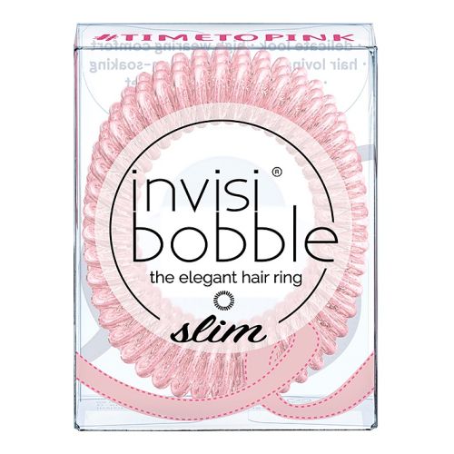 Invisibobble Slim Time To Pink Резинка-браслет для волос (розовый) 3шт