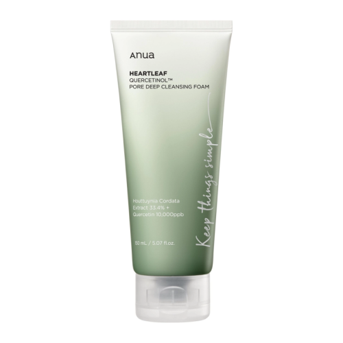 Пенка-скраб с кверцетинолом для очищения пор Anua Heartleaf Quercetinol Pore Deep Cleansing Foam 150