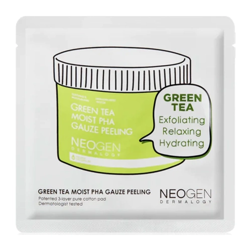 Neogen Green Tea Moist PHA Gauze Peeling Pad Пилинг-пэд с зеленым чаем 1 шт