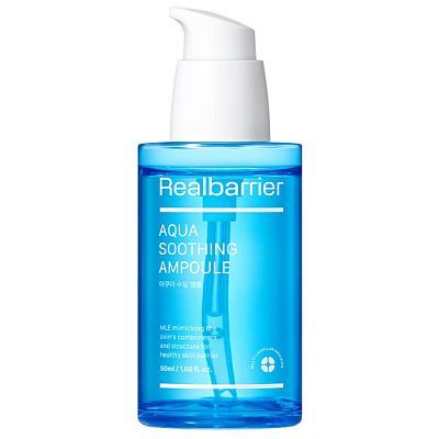 Real Barrier Aqua Soothing Ampoule Увлажняющая гиалуроновая сыворотка 50 мл