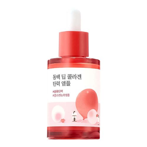 Укрепляющая коллагеновая ампула с камелией ROUND LAB Camellia Deep Collagen Firming Ampoule 30мл