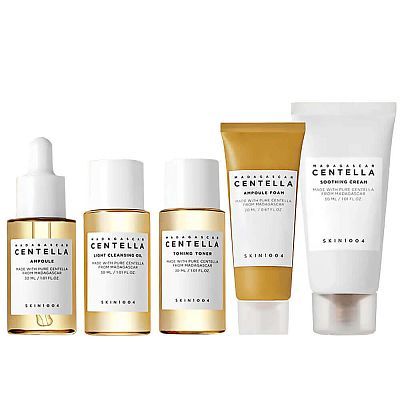 Набор миниатюр с центеллой SKIN1004 Madagascar Centella Travel Kit 30мл+20мл+30мл+30мл+30мл